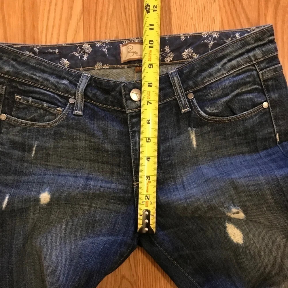 Paige Denim Distressed Skyline Skinny Jeans 27 - Picture 5 of 11